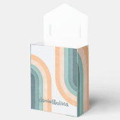 70er Vintag Rainbow Wedding Geschenkschachtel (Geöffnet)