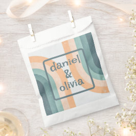 70er Vintag Rainbow Wedding Geschenktütchen