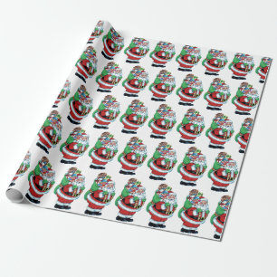 70er Vintag Weihnachten Vintag Retro Wrapping Geschenkpapier