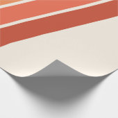 70er Vintage Retro Streifen Geschenkpapier (Ecke)