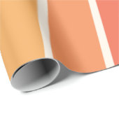 70er Vintage Retro Streifen Geschenkpapier (Rolleneckpunkt)