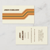 70er Vintage Visitenkarte (Vorne/Hinten)