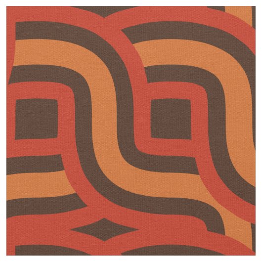 70er Vintages Retrogewebe Stoff (Nahaufnahme)