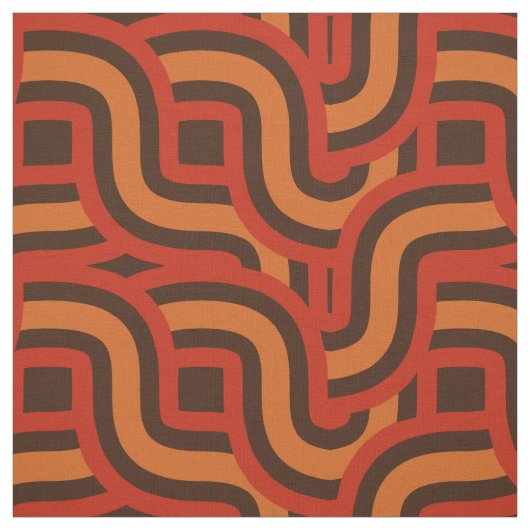70er Vintages Retrogewebe Stoff (Muster)
