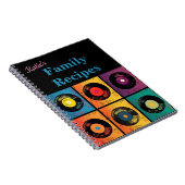 70er Vinyl Record Album Custom Kitchen Notizblock (Rechte Seite)