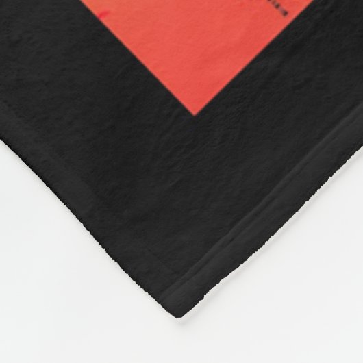 70er Vinyl Record Muster Retro Fleecedecke (Ecke)