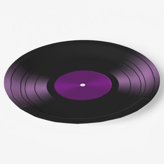 70er Vinyl Record Retro Paper Teller (Schrägansicht)