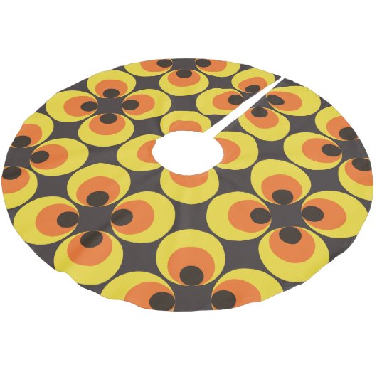 70er Wallpaper Polyester Weihnachtsbaumdecke (Schrägansicht)