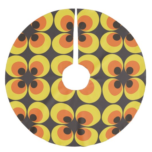 70er Wallpaper Polyester Weihnachtsbaumdecke (Vorderseite)