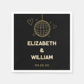 70er Wedding Serviette (Vorderseite)