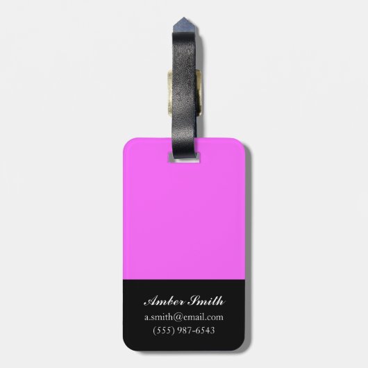 70er Wirbel Gepäckanhänger (Rückseite vertikal)