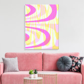 70er Wirbel Leinwanddruck (Insitu (Wohnzimmer))