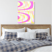 70er Wirbel Leinwanddruck (Insitu (Schlafzimmer))