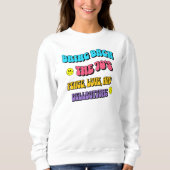 70er zurückbringen sweatshirt (Vorderseite)