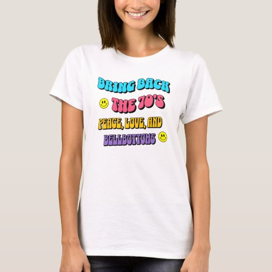 70er zurückbringen T-Shirt (Vorderseite)