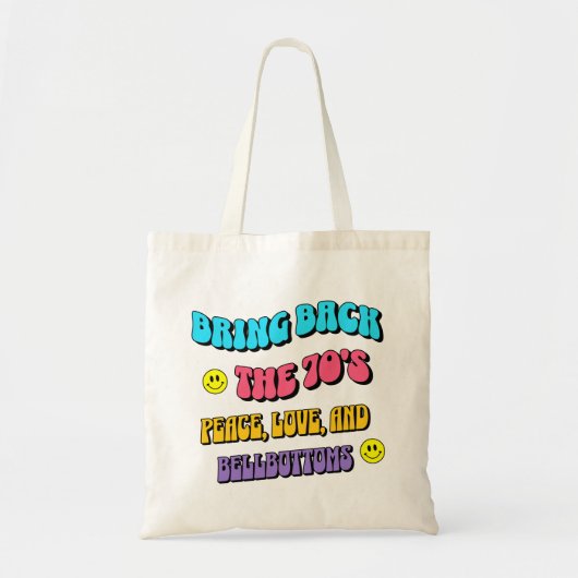 70er zurückbringen tragetasche (Vorne)