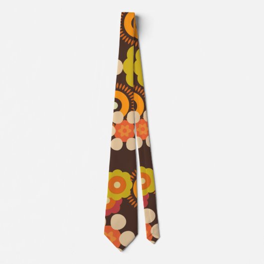 70s 60s Hippy Retro Tie Krawatte (Vorderseite)