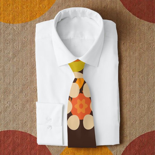 70s 60s Hippy Retro Tie Krawatte