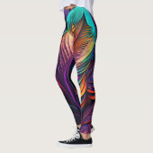 70s 60s Psychedelic Hippy Retro Hip Leggings (Links)