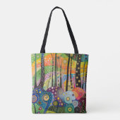 70s 60s Psychedelic Hippy Retro Hip Tasche (Rückseite)