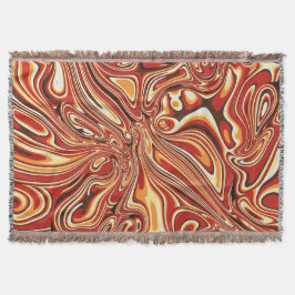 70s Abstract Retro Marble Liquid Design  Decke