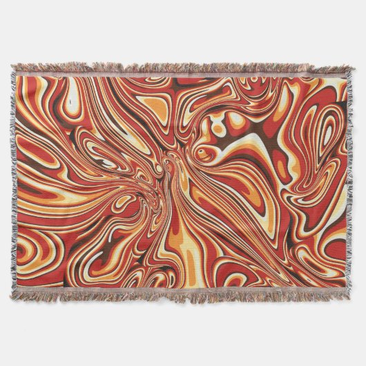 70s Abstract Retro Marble Liquid Design  Decke (Vorderseite)