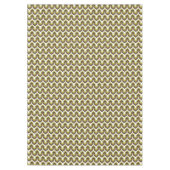 70s Bold Modern Retro Ogee Motif in Greens Tischdecke (Vorderseite)