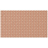 70s Bold Retro Modern Motif in Orange & Brown Tischdecke (Vorderseite (Horizontal))