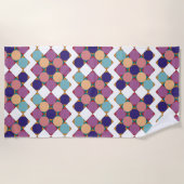 70's checkerboard pattern strandtuch (Vorderseite)