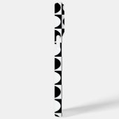 70s Checks and Circles Black and White Case-Mate iPhone Hülle (Rückseite / Rechts)