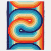70s Double Wave Fleecedecke (Vorderseite)