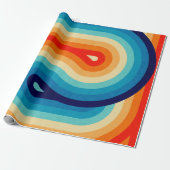 70s Double Wave Geschenkpapier (Ungerollt)