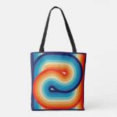 70s Double Wave Tasche (Rückseite)