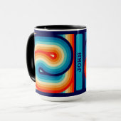 70s Double Wave Tasse (Vorderseite Links)