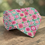 70s Granny Square Crochet Necktie Krawatte<br><div class="desc">This unique necktie features a vibrant 70s-inspired design, crafted with intricate granny square crochet. It's a bold and stylish statement piece, perfect for adding a touch of retro charm and handmade artistry to any outfit. The warm, inviting colors and textured pattern make it a conversation starter, suitable for both casual...</div>