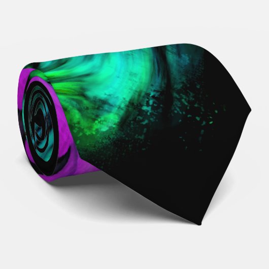 " 70s Lava Lamp #2" Print Krawatte (Gerollt)
