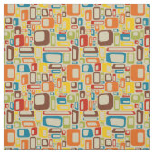 70s mod squares fabric stoff (Muster)