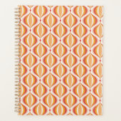 70s nostalgia planner groovy optical pattern planer (Vorderseite)