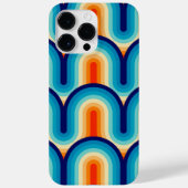 70s Rainbow Curves Case-Mate iPhone Hülle (Rückseite)