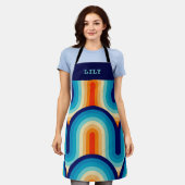 70s Rainbow Curves Schürze (Getragen)
