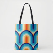 70s Rainbow Curves Tasche (Vorderseite)