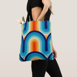 70s Rainbow Curves Tasche