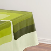70s Rainbow Squares Monochrome Green Tischdecke (Beispiel)