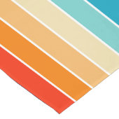 70s Rainbow Stripes Großer Tischläufer (Ecke)