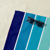 70s Rainbow Stripes Strandtuch (Beispiel)