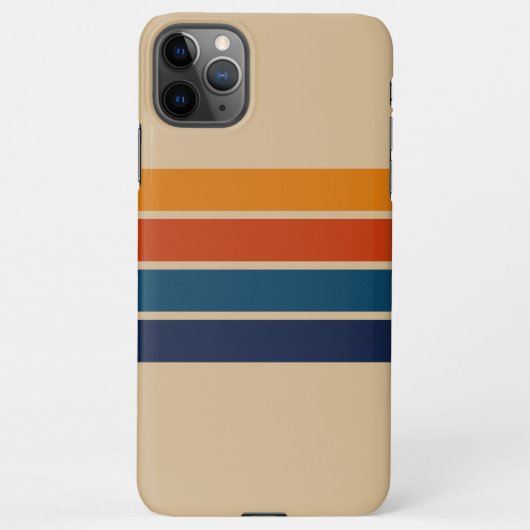 70s Retro iPhone 11 Pro Max Case Hülle (Rückseite)