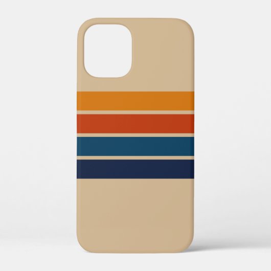 70s Retro iPhone 12 Mini Case (Rückseite)