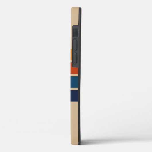 70s Retro iPhone 12 Pro Case (Rückseite / Links)