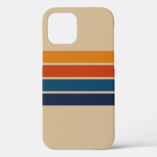 70s Retro iPhone 12 Pro Case (Rückseite)