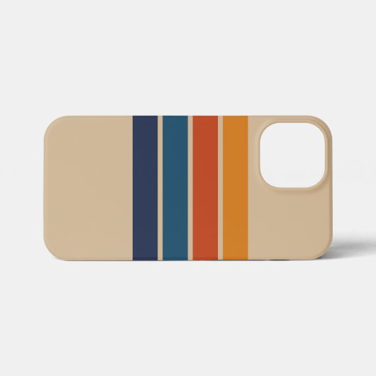 70s Retro iPhone 13 Mini Case Hülle (Rückseite (Horizontal))